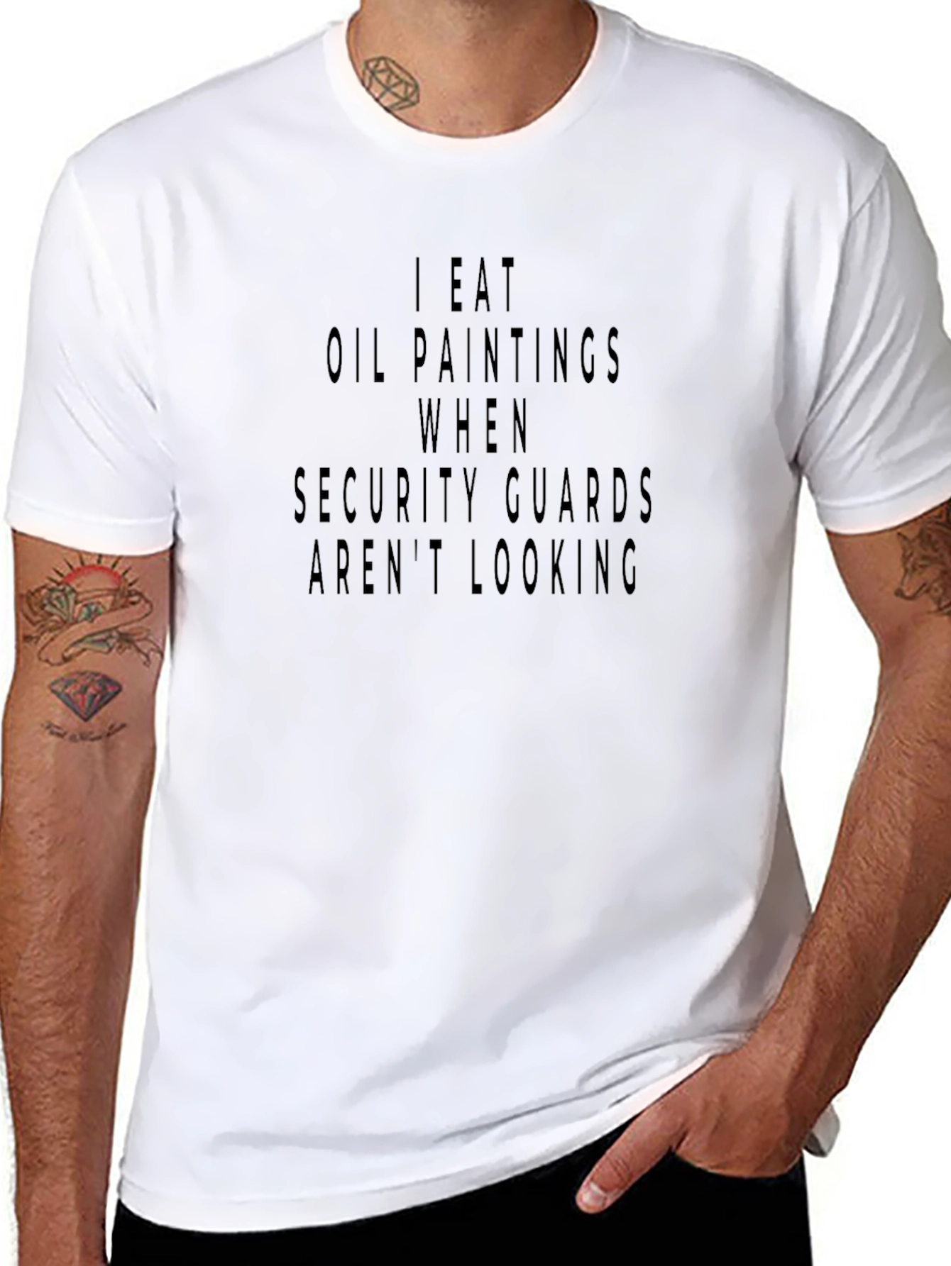 I Eat Oil Paintings Graphic Tee