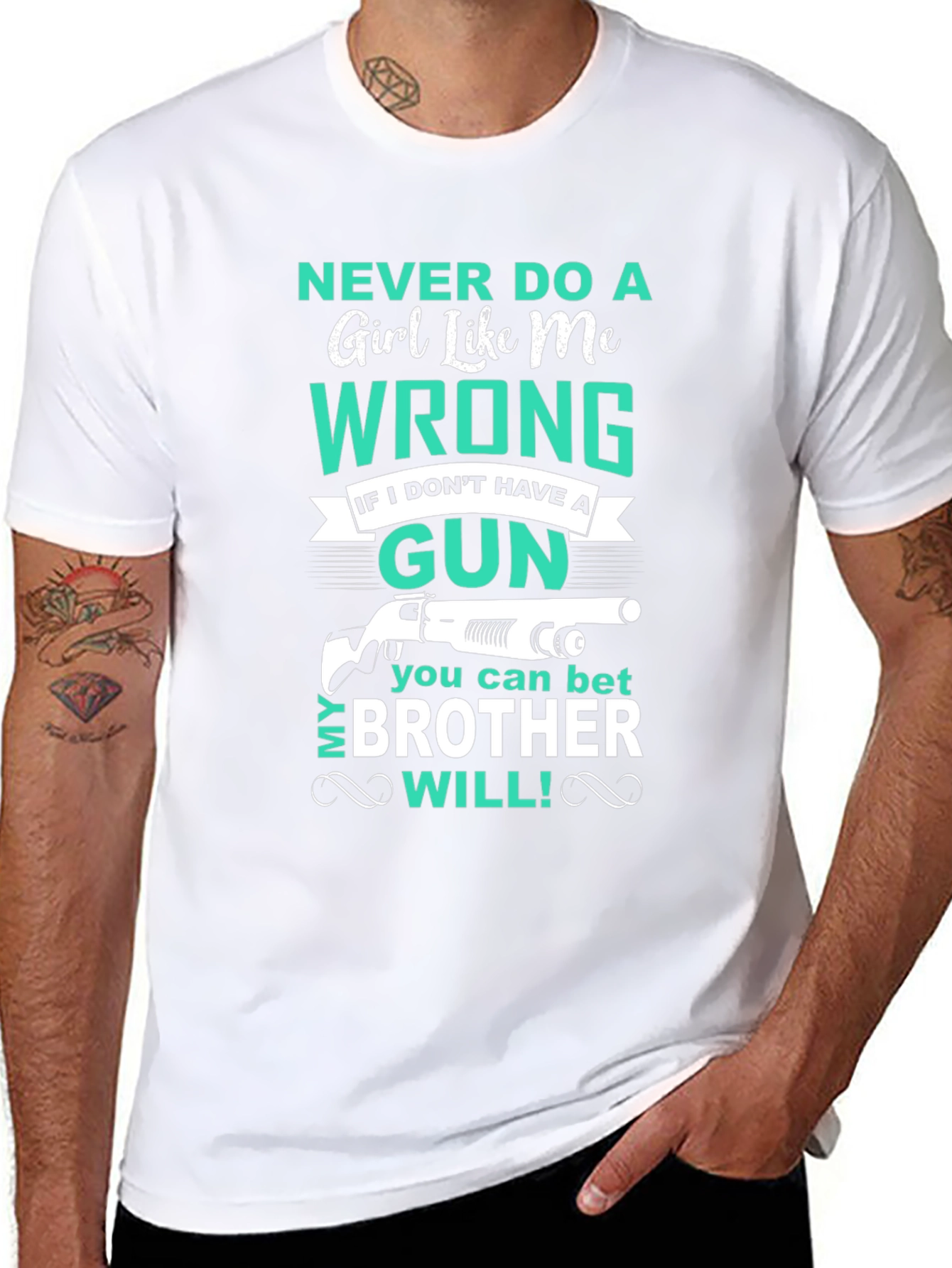 Never Do a Girl Like Me Wrong T-Shirt