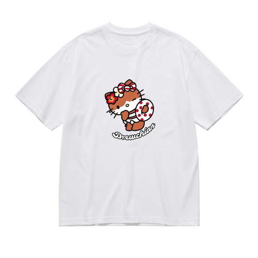 Fashion Art Pattern Casual Plus Size Women Short Sleeve Tee