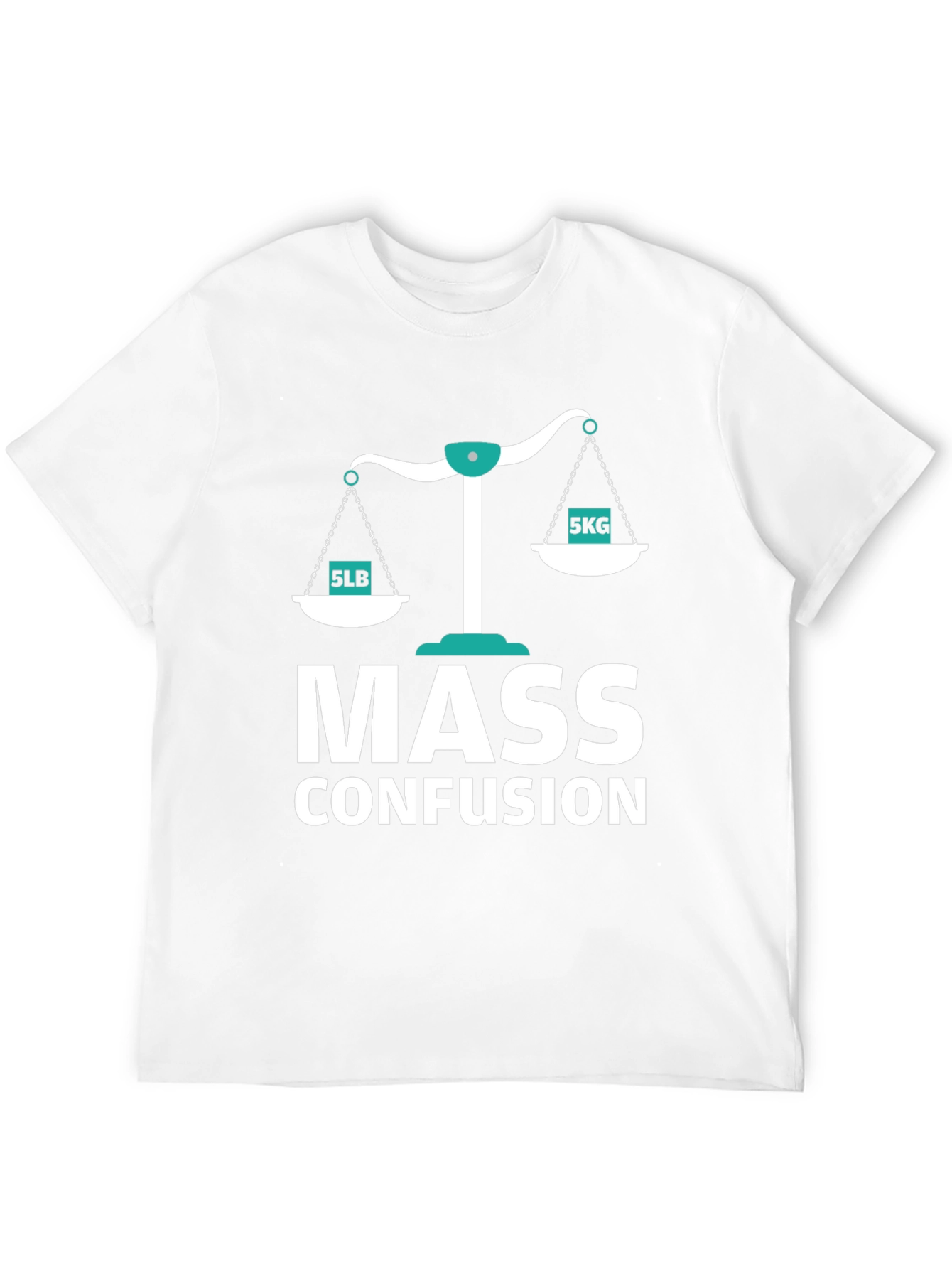 Mass Confusion T-Shirt Funny Physics Pun Tee