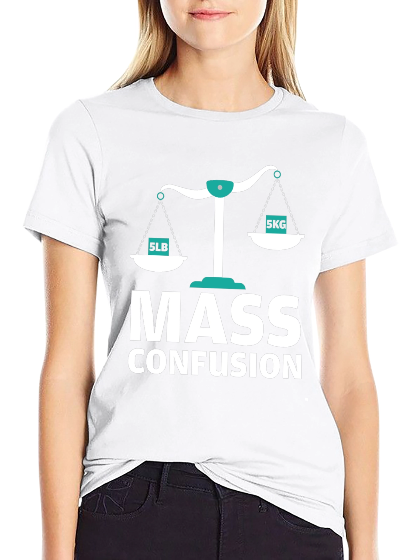 Mass Confusion T-Shirt Funny Physics Pun Tee