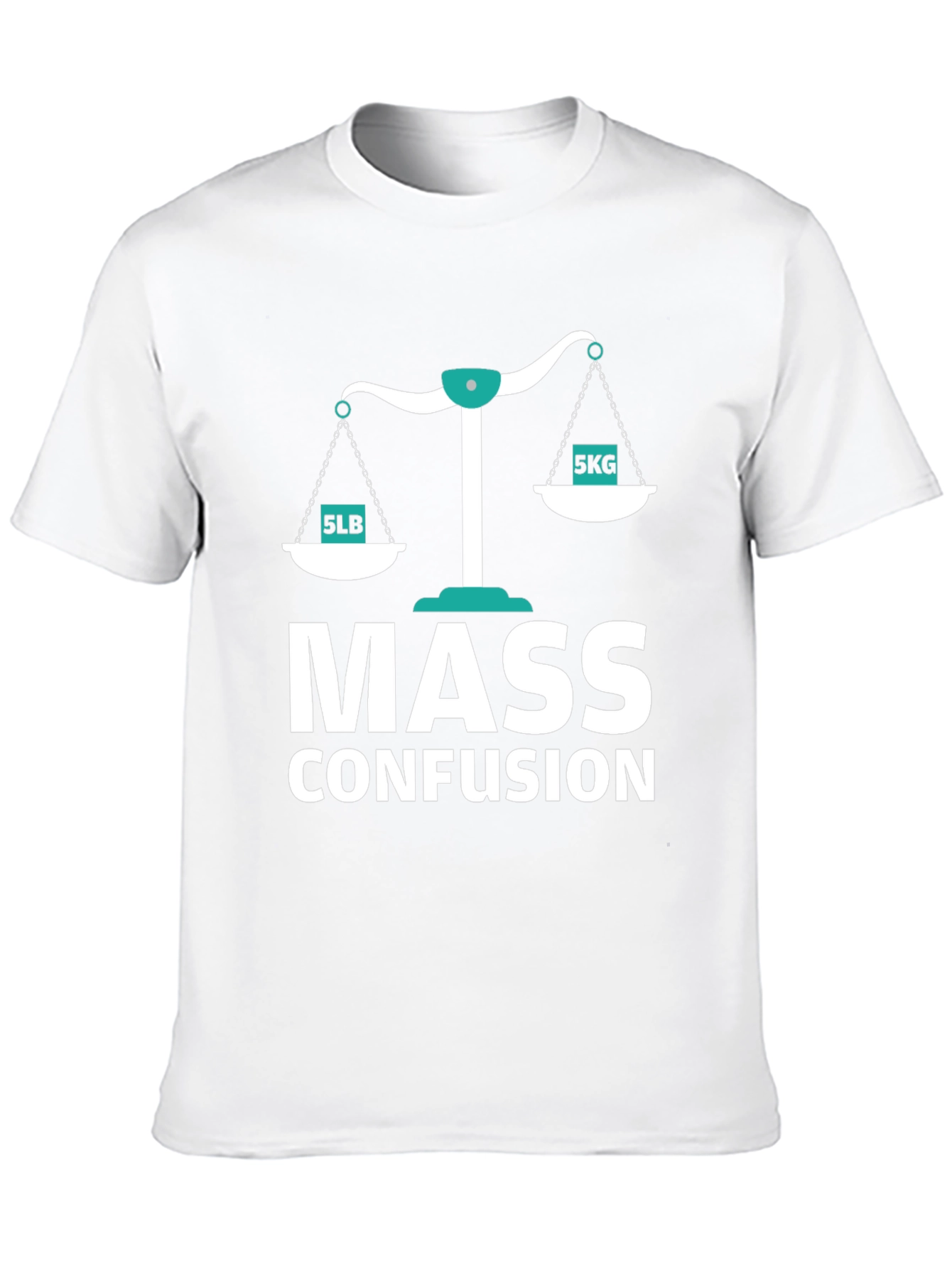 Mass Confusion T-Shirt Funny Physics Pun Tee