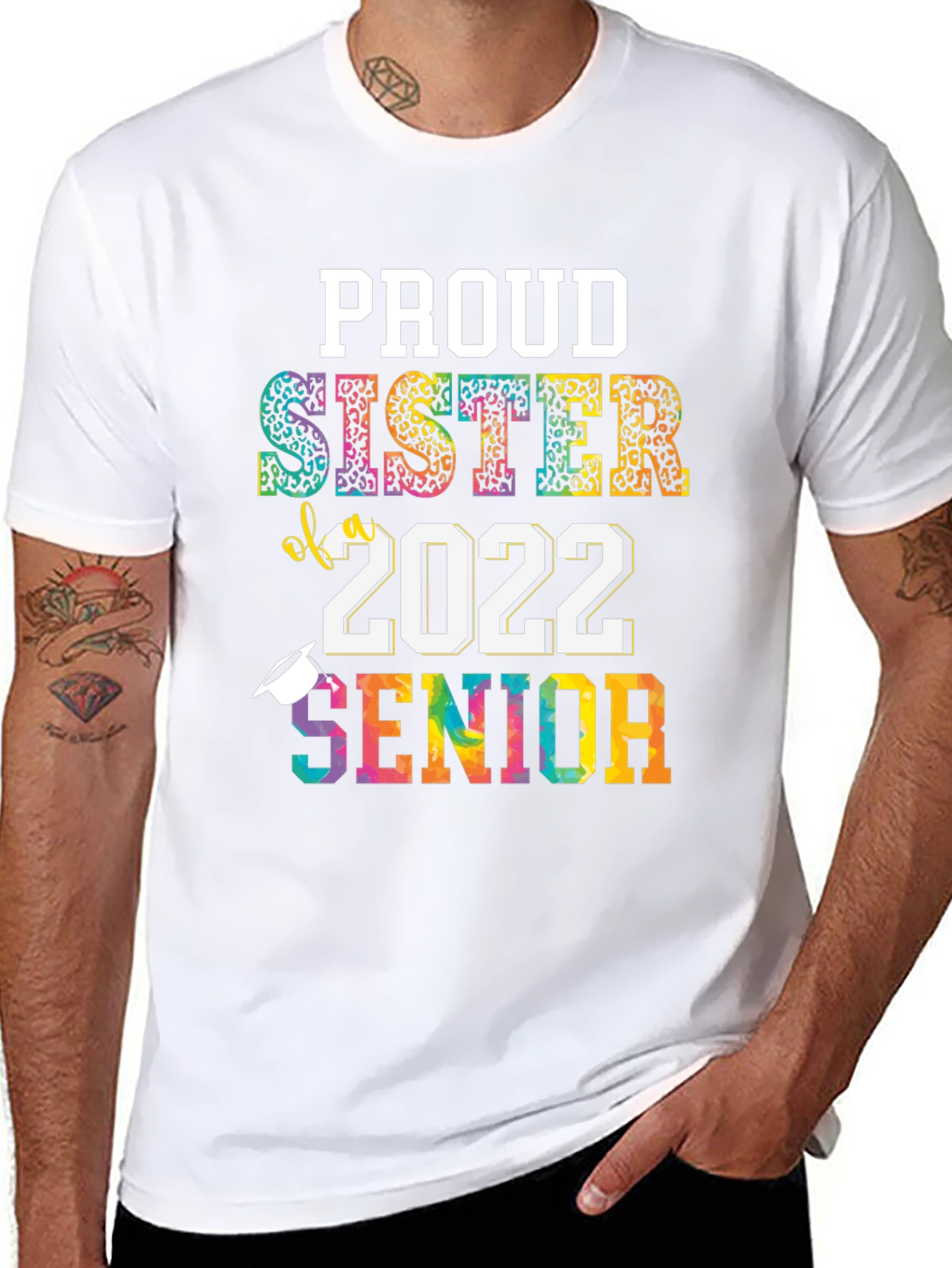 Proud Sister of a 2022 Senior Graduation T-Shirt
