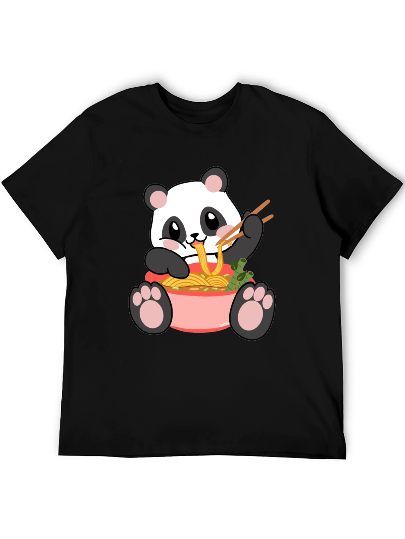 Panda Ramen Graphic Tee - Kawaii Comfort