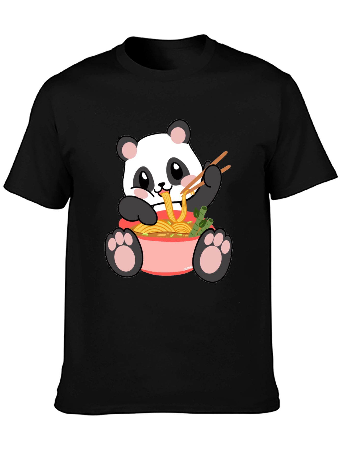 Panda Ramen Graphic Tee - Kawaii Comfort