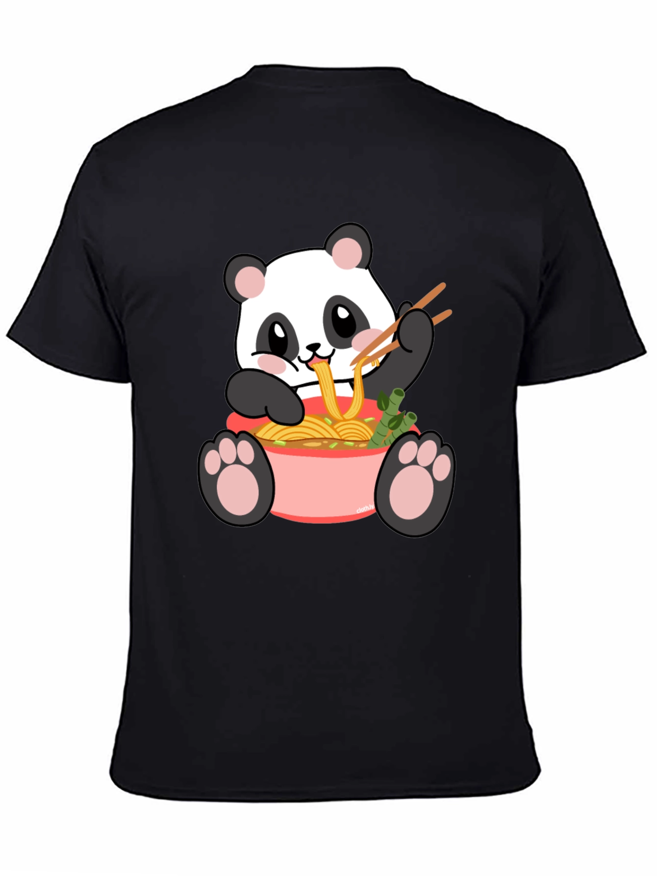 Panda Ramen Graphic Tee - Kawaii Comfort