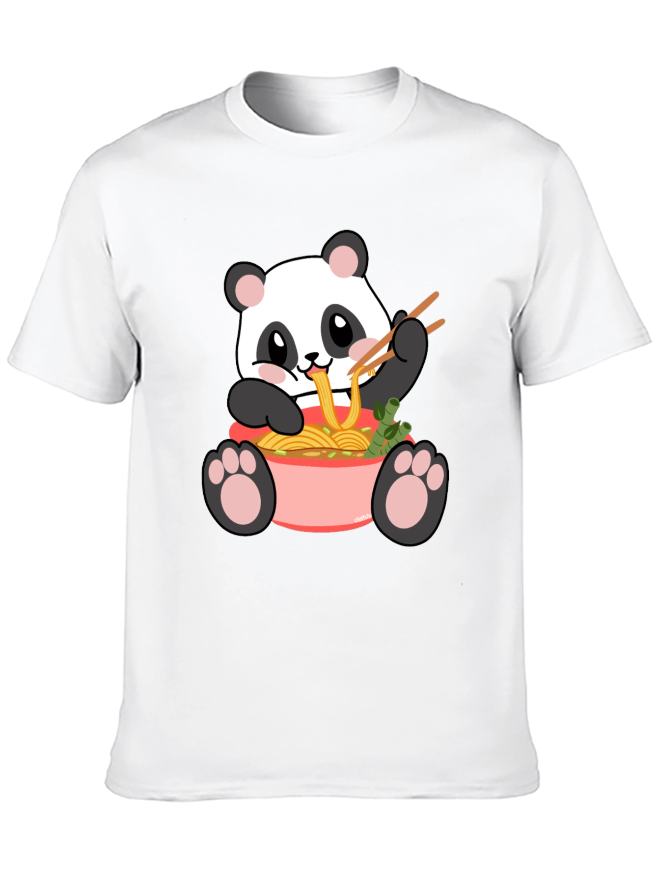 Panda Ramen Graphic Tee - Kawaii Comfort