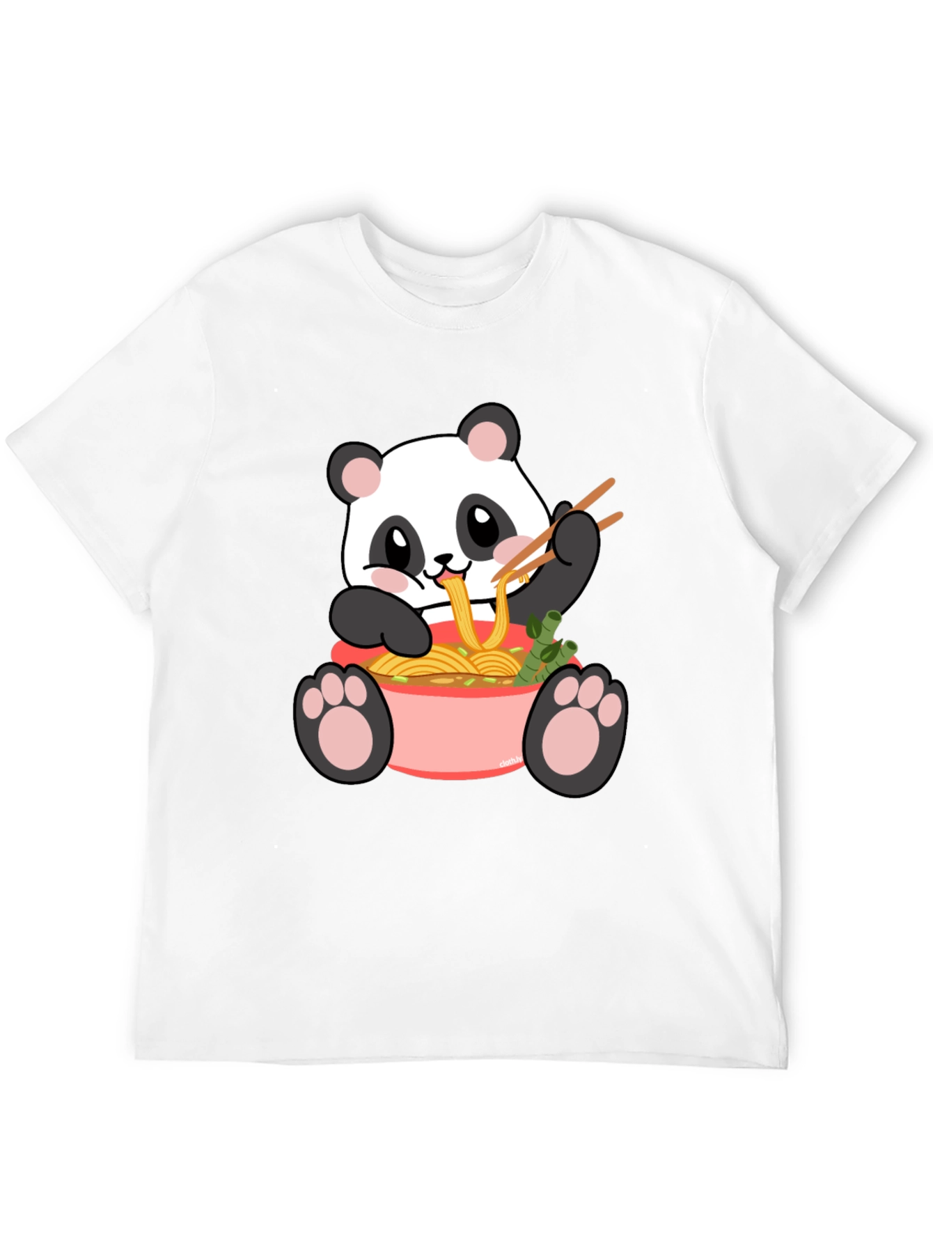 Panda Ramen Graphic Tee - Kawaii Comfort