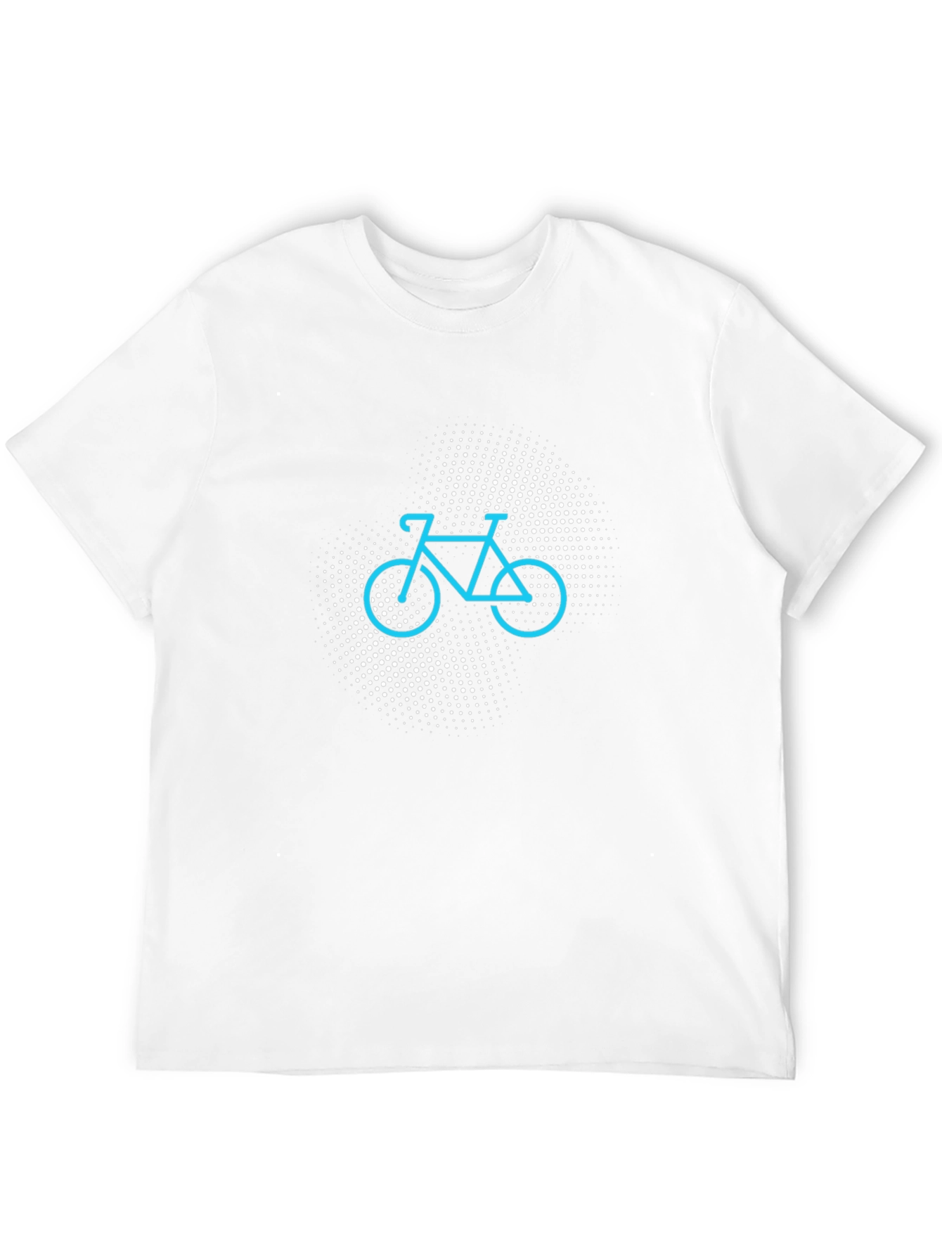 Cool Bicycle Graphic Tee - Black Casual T-Shirt