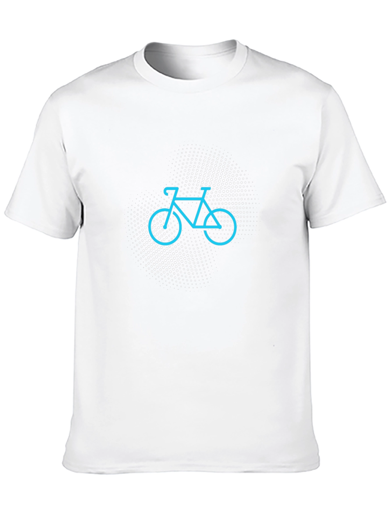 Cool Bicycle Graphic Tee - Black Casual T-Shirt