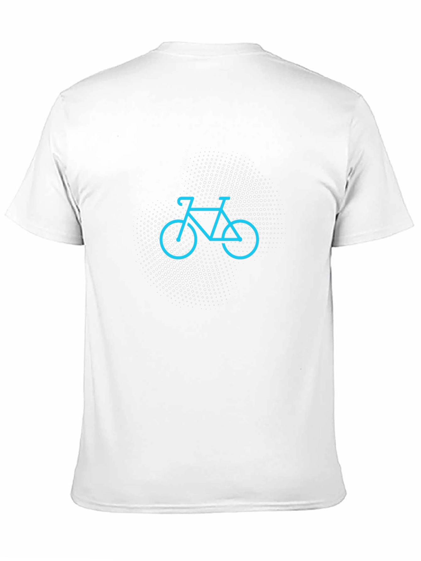 Cool Bicycle Graphic Tee - Black Casual T-Shirt
