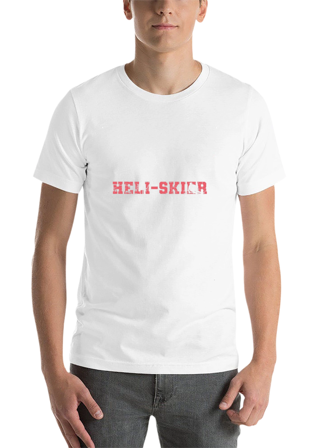 Heli-Skier Graphic T-Shirt - Black