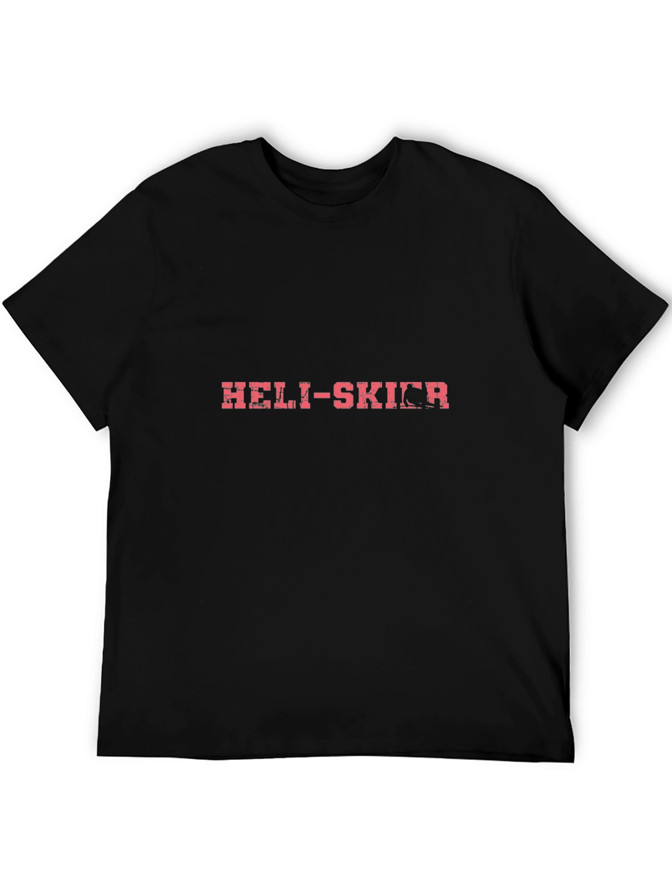 Heli-Skier Graphic T-Shirt - Black