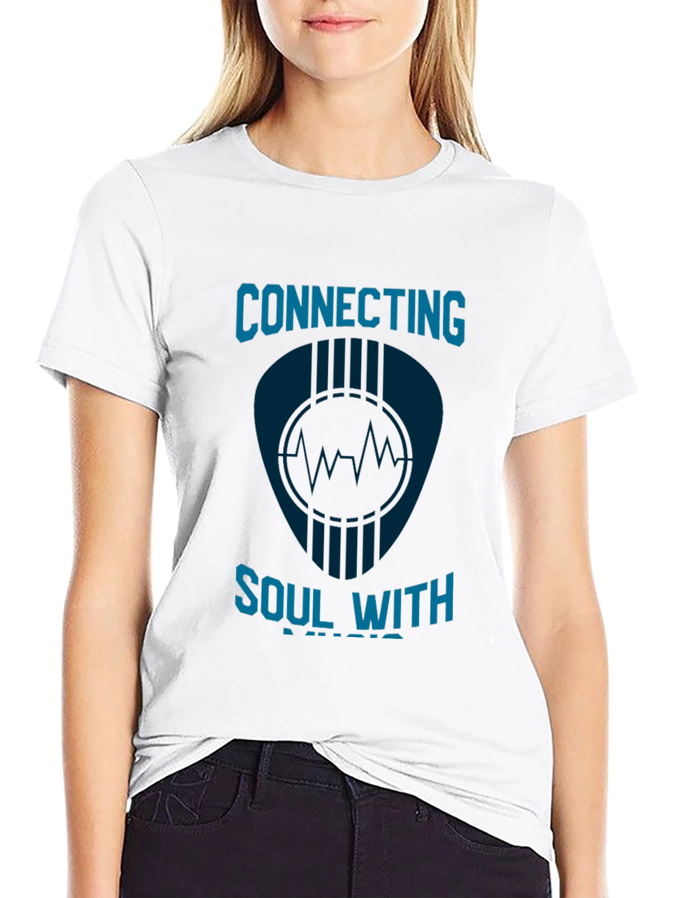 Connecting Soul With Music Graphic Tee