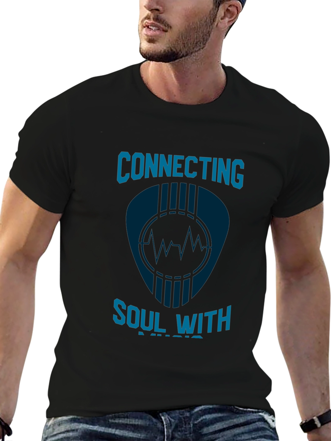 Connecting Soul With Music Graphic Tee
