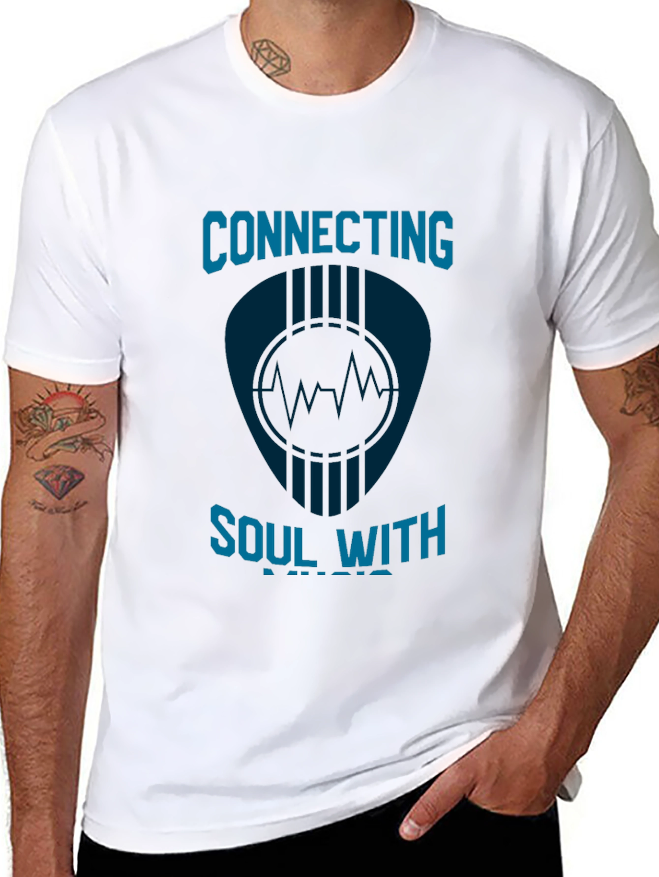 Connecting Soul With Music Graphic Tee