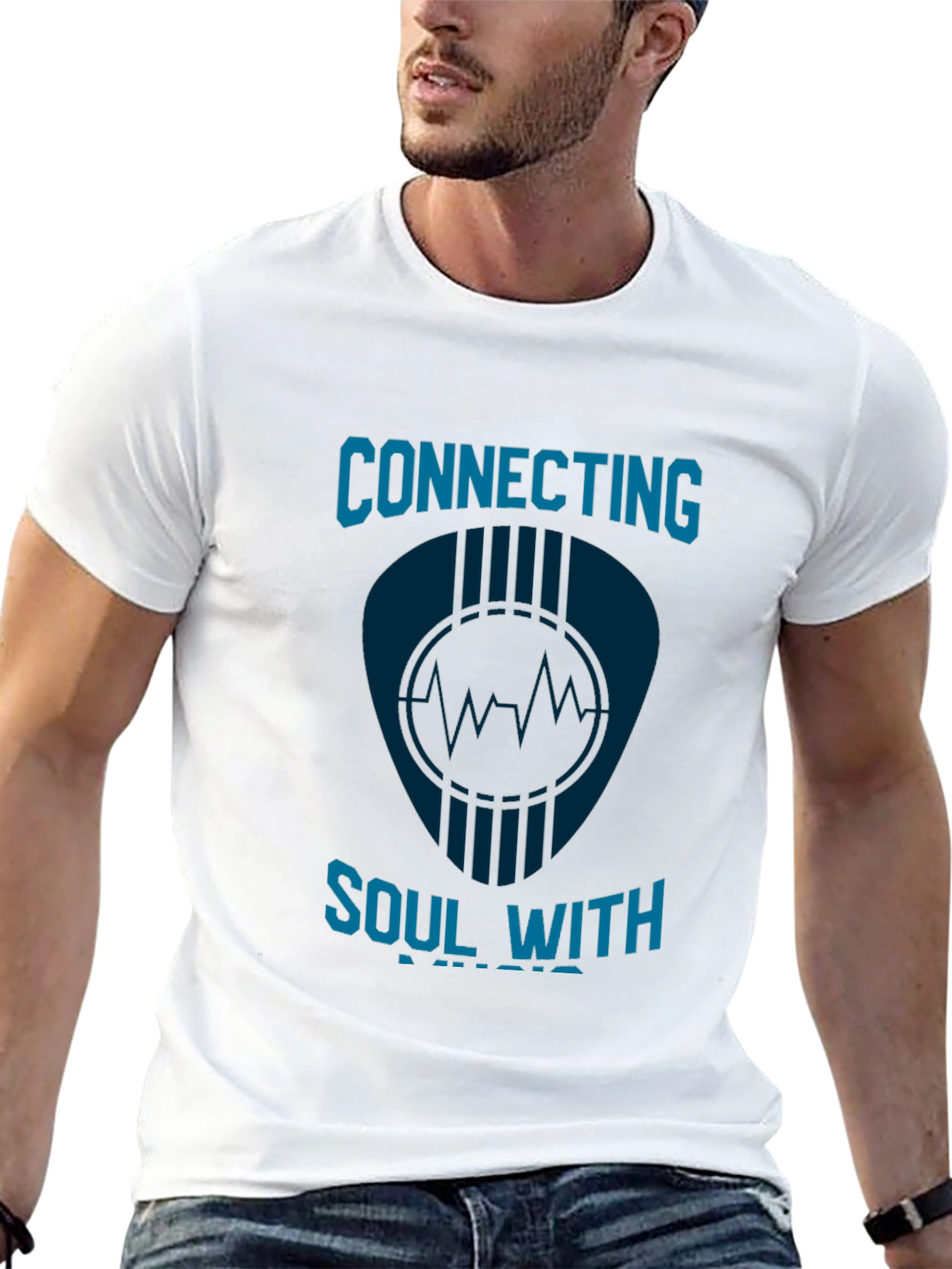 Connecting Soul With Music Graphic Tee
