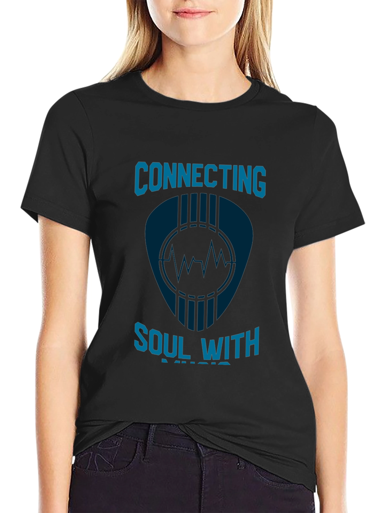Connecting Soul With Music Graphic Tee