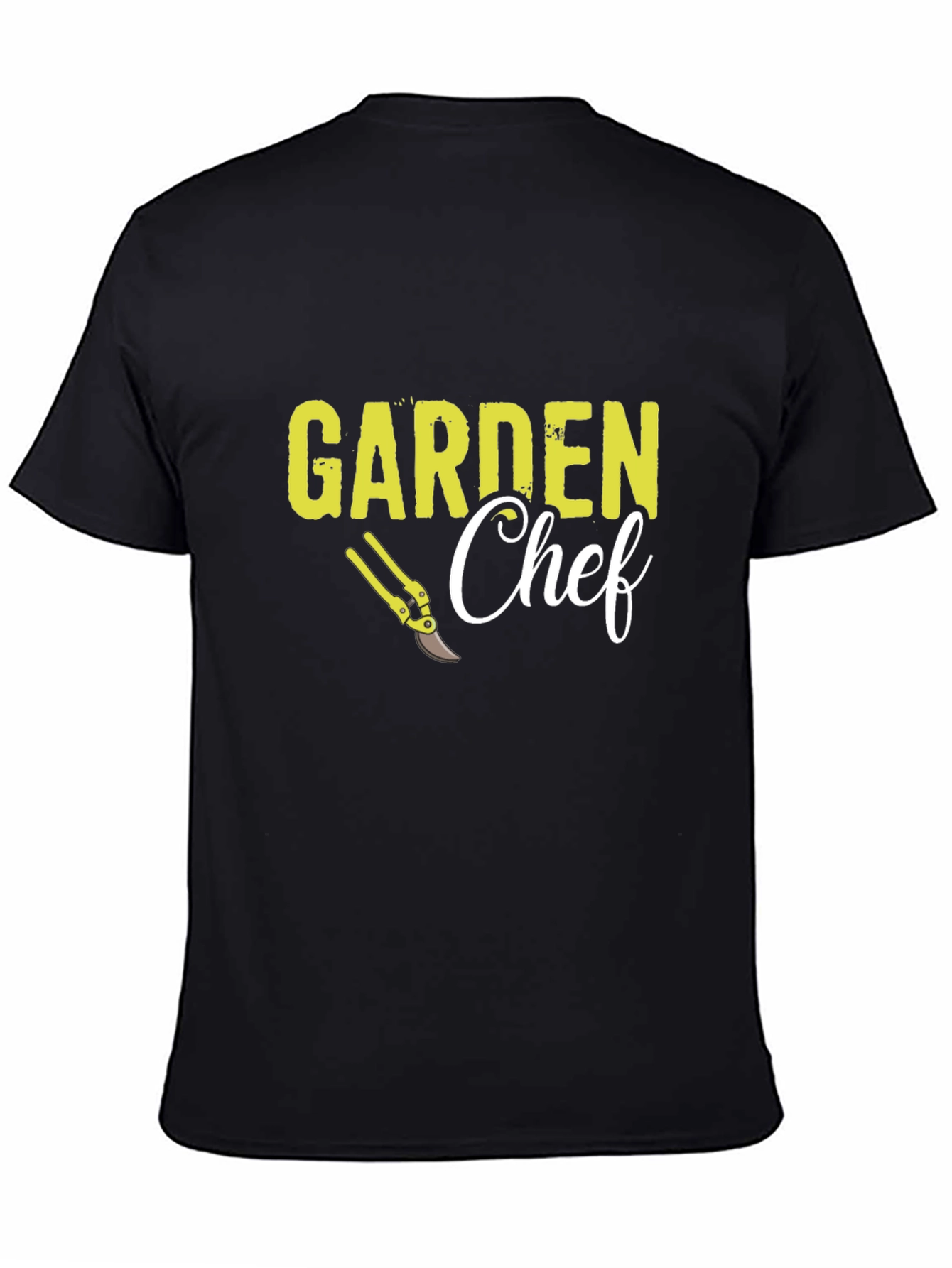 Garden Chef Graphic Tee - Black Cotton Blend