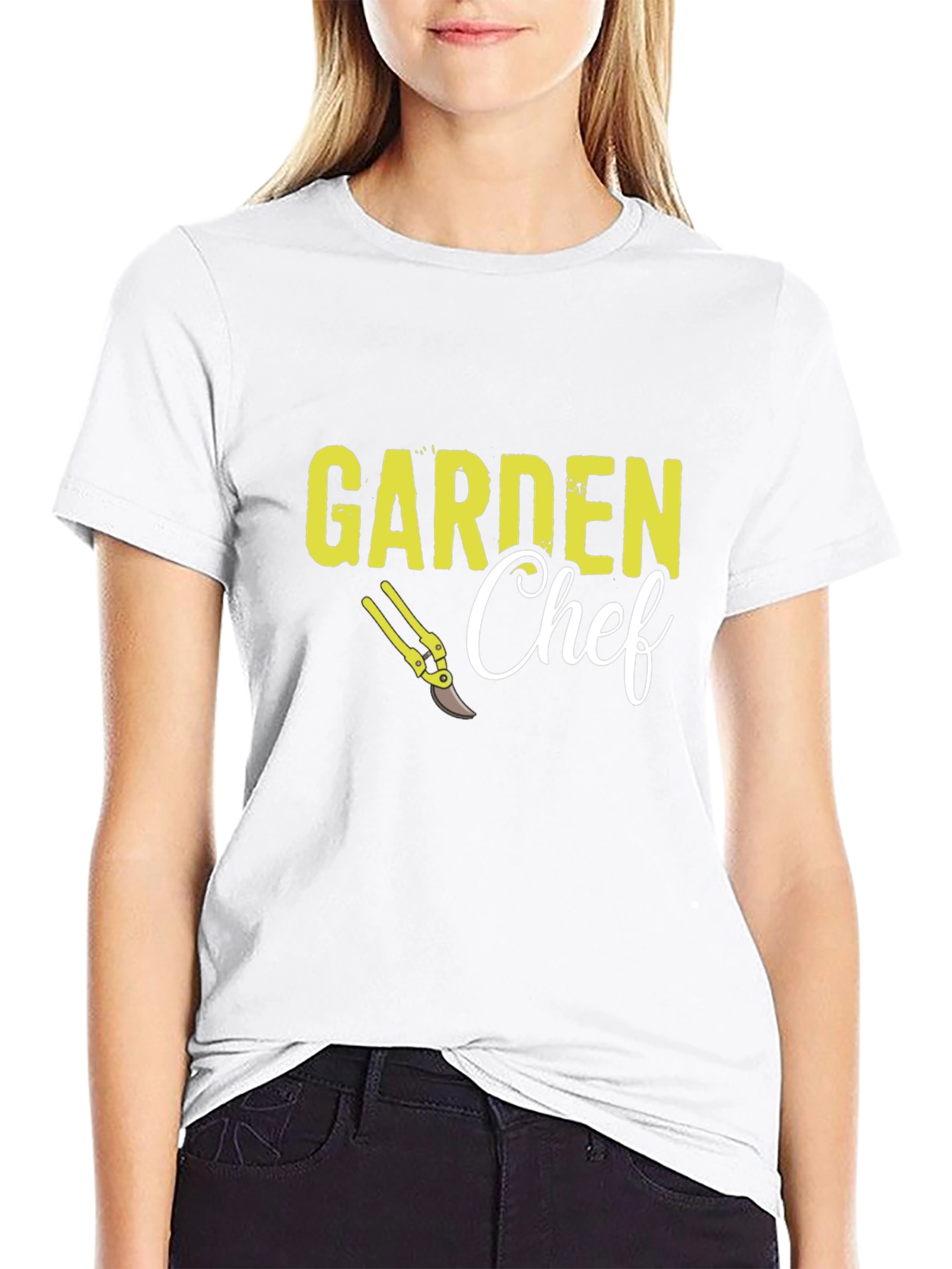 Garden Chef Graphic Tee - Black Cotton Blend