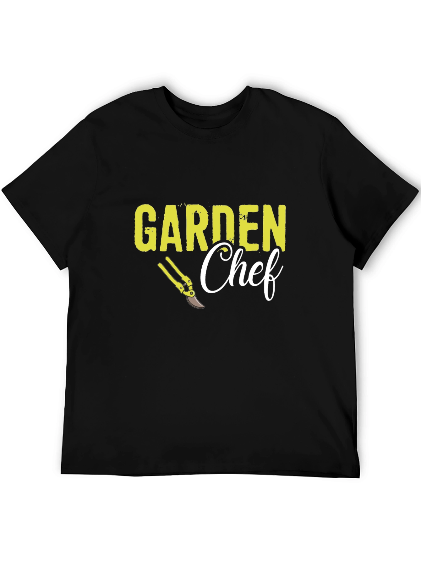 Garden Chef Graphic Tee - Black Cotton Blend