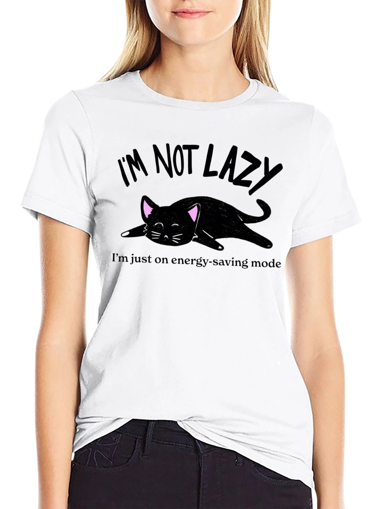Im Not Lazy Cat T-Shirt