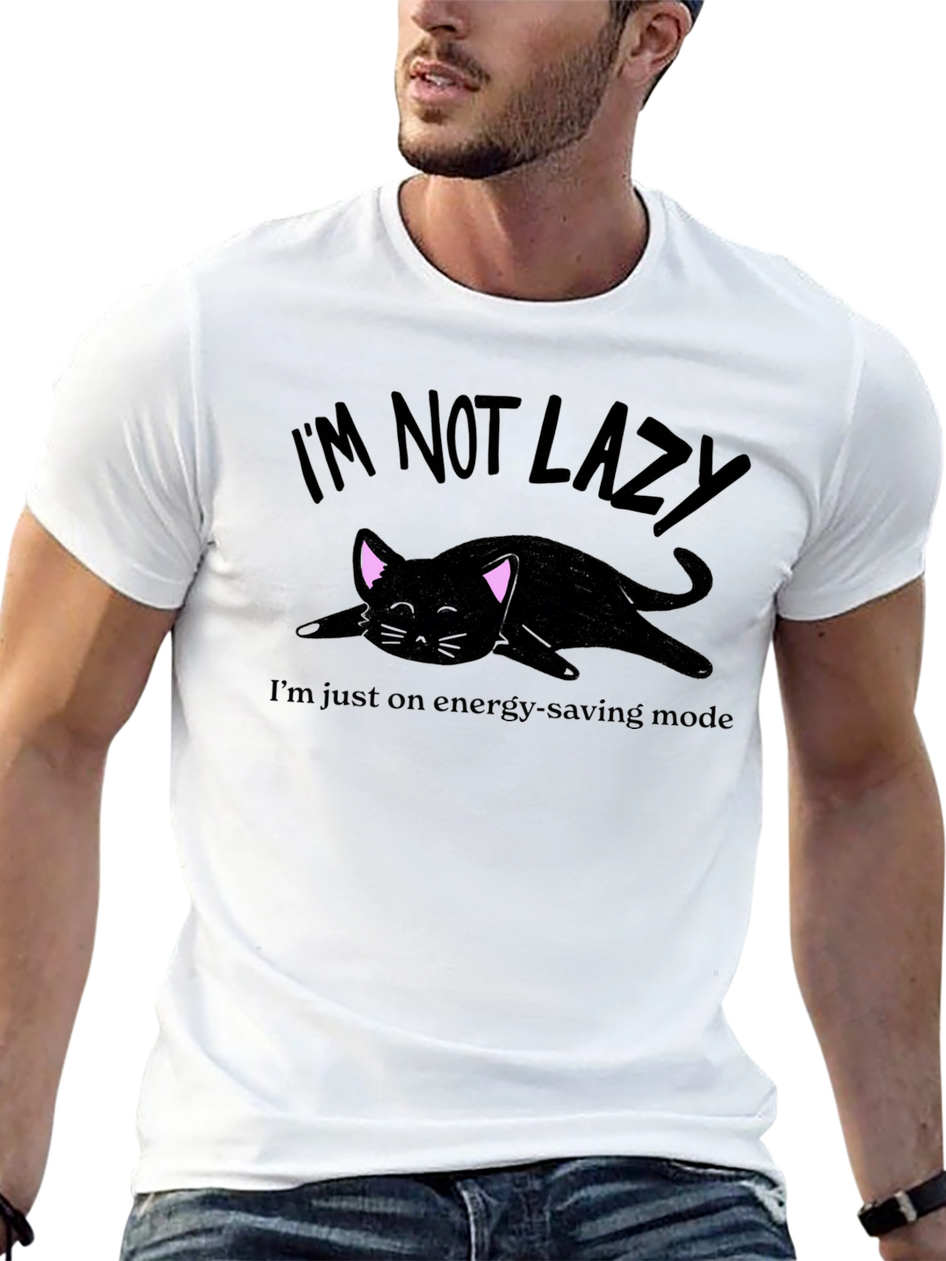 Im Not Lazy Cat T-Shirt