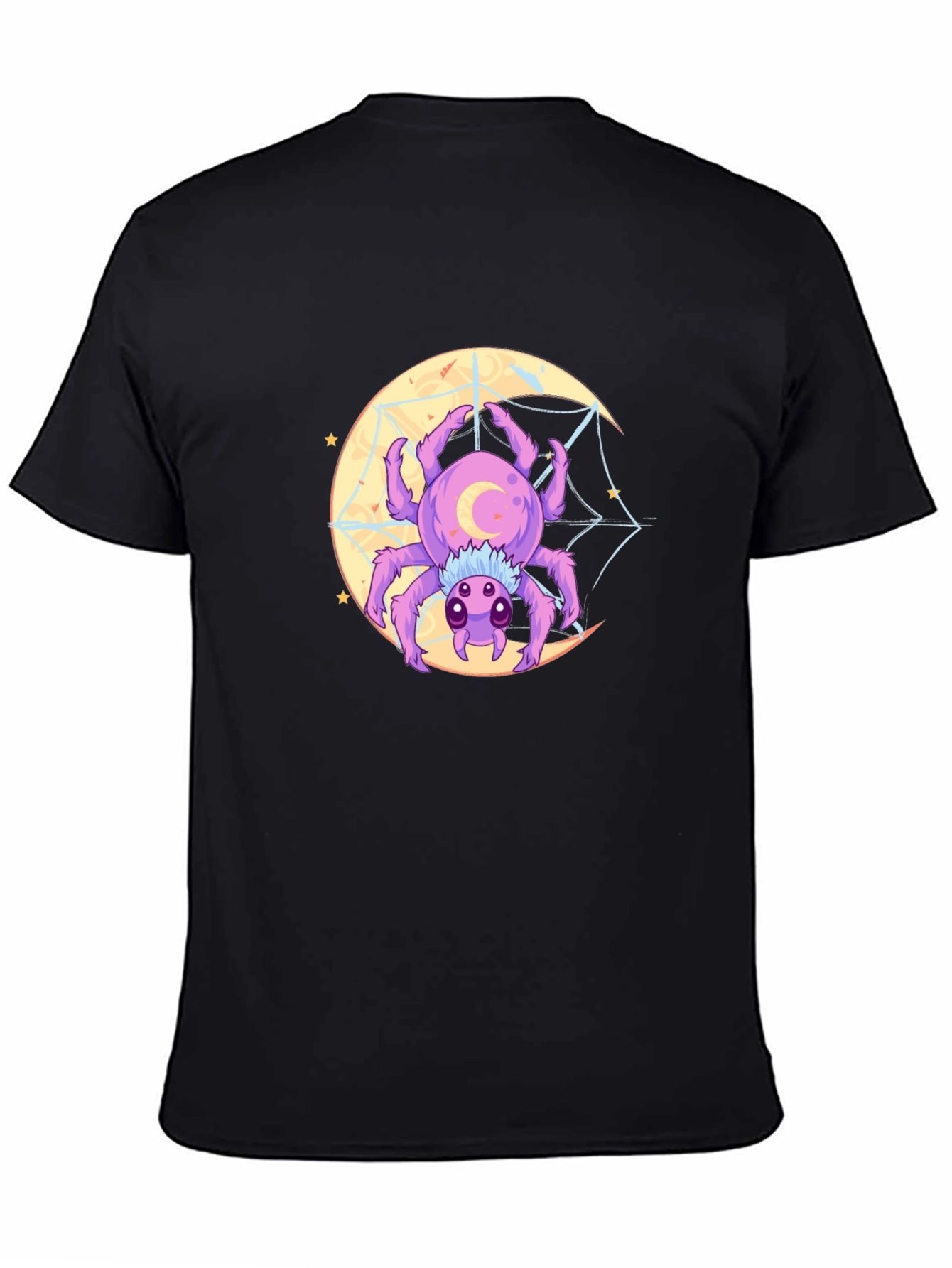 Spider Moon Graphic Tee - Unique Design