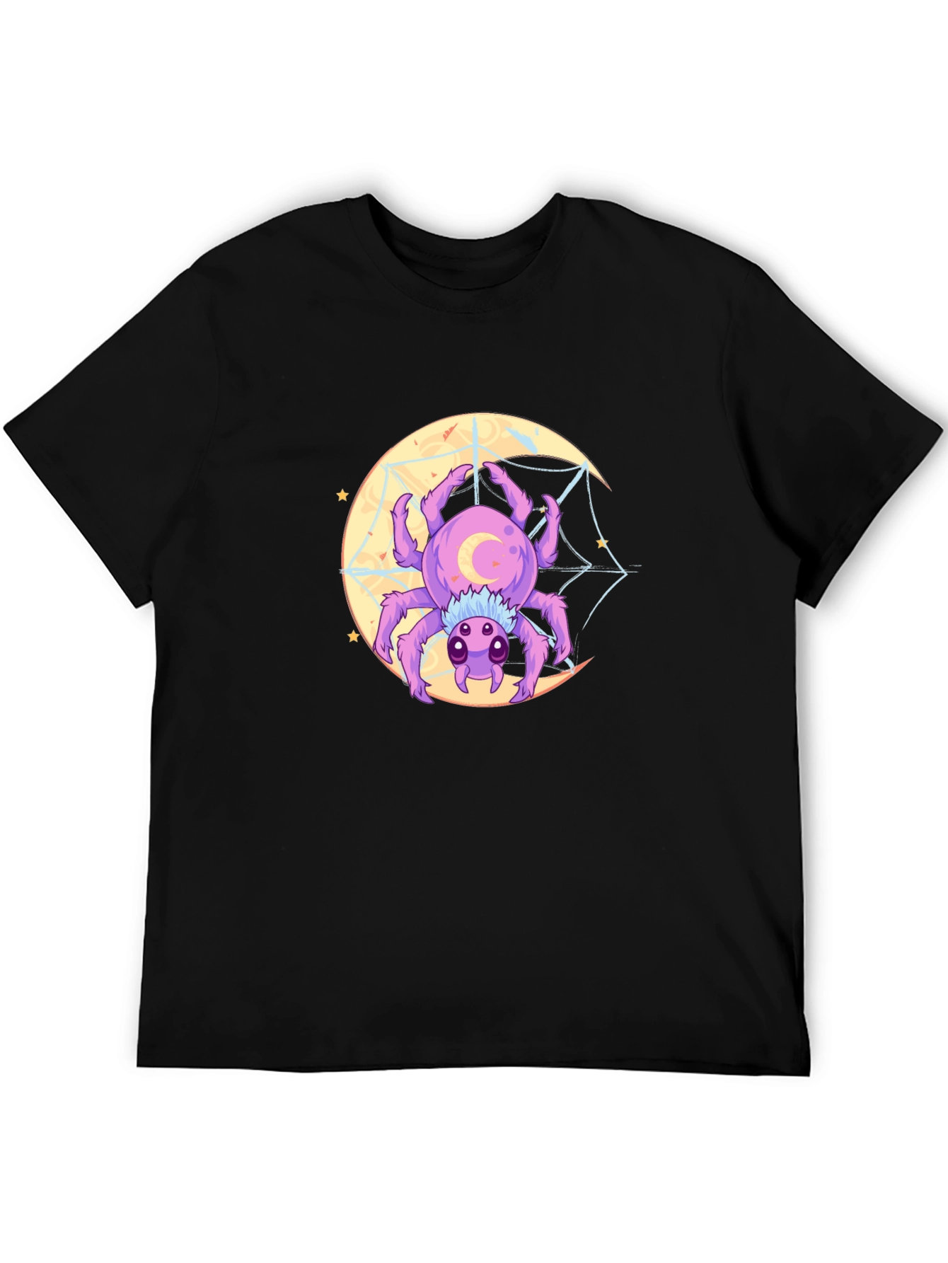Spider Moon Graphic Tee - Unique Design