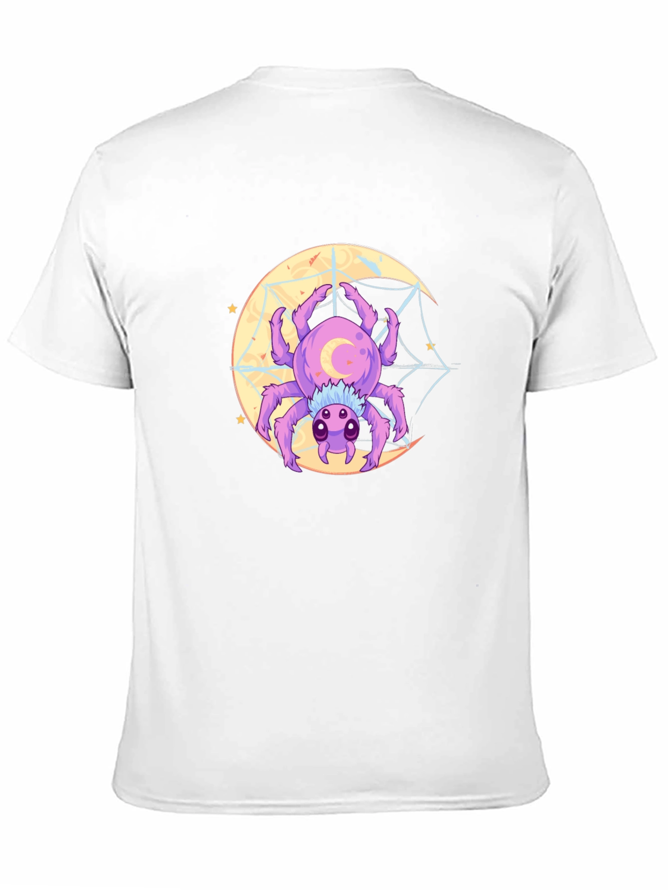 Spider Moon Graphic Tee - Unique Design