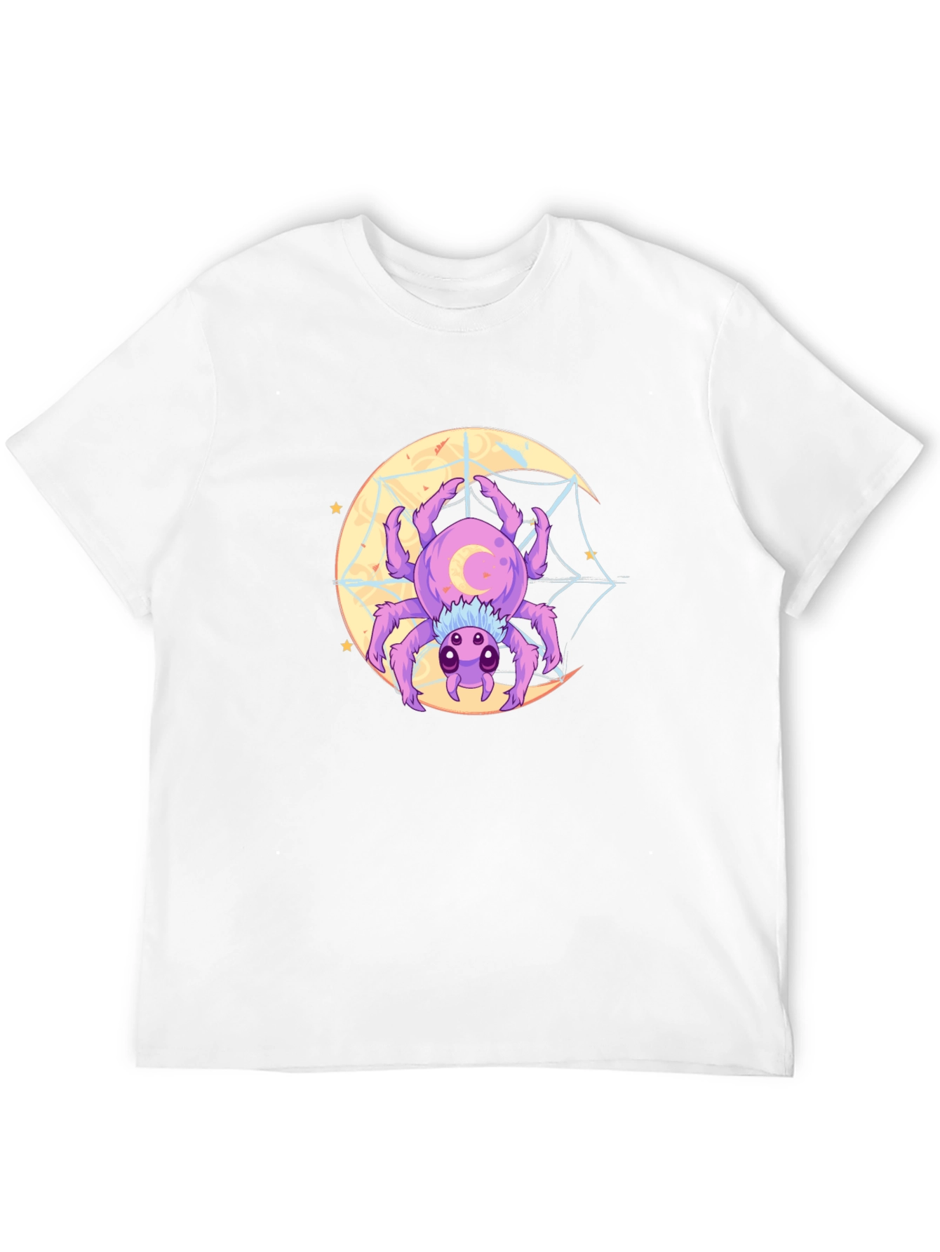Spider Moon Graphic Tee - Unique Design
