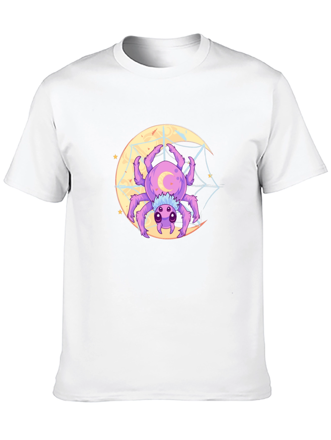 Spider Moon Graphic Tee - Unique Design