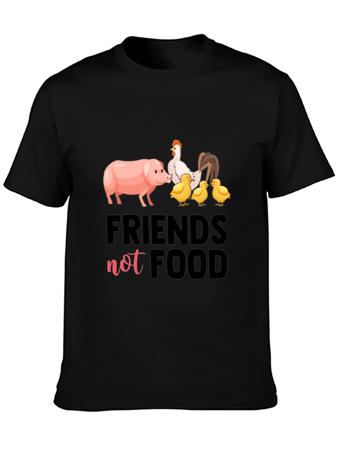 Friends Not Food Vegan T-Shirt