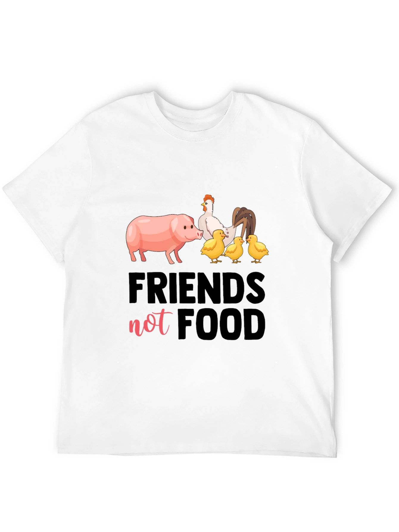 Friends Not Food Vegan T-Shirt