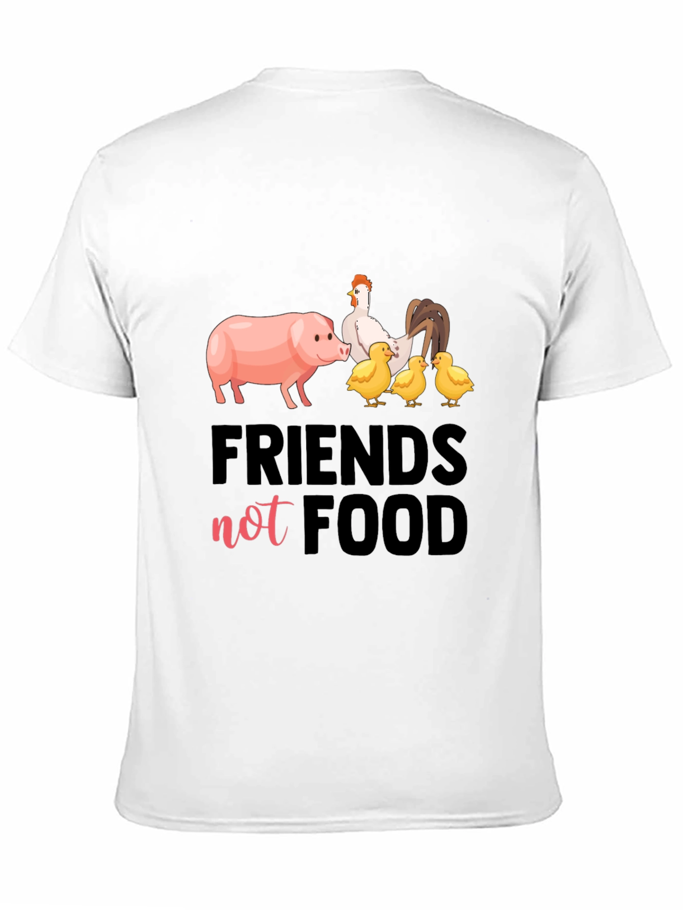 Friends Not Food Vegan T-Shirt