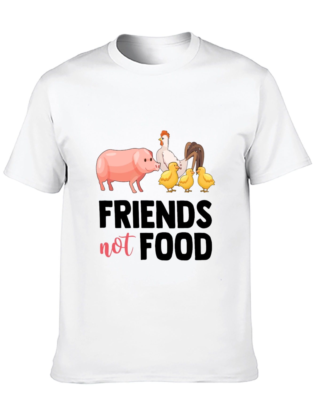 Friends Not Food Vegan T-Shirt