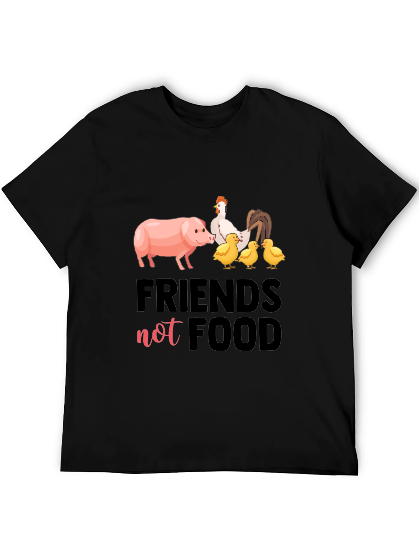 Friends Not Food Vegan T-Shirt