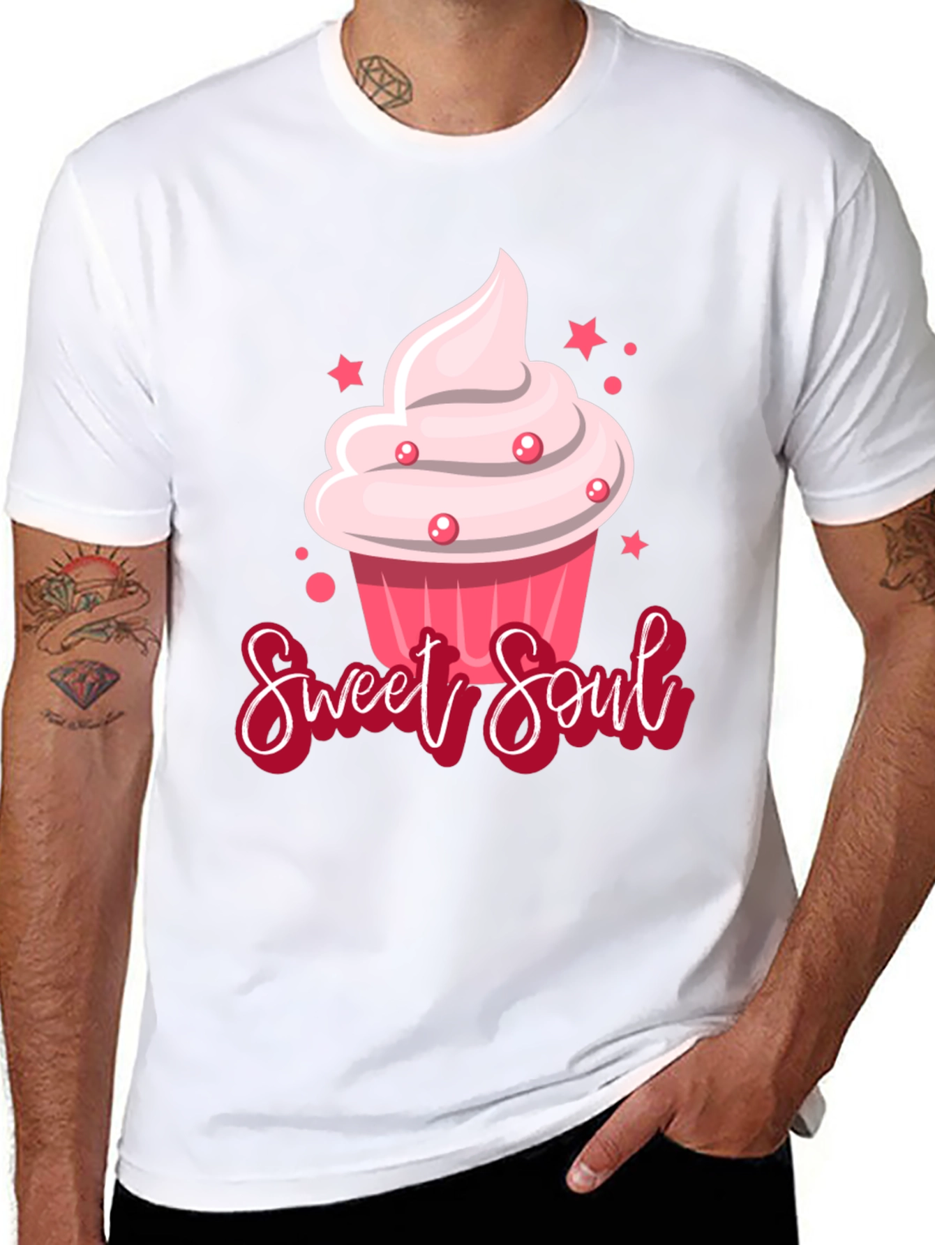 Sweet Soul Cupcake Graphic T-Shirt