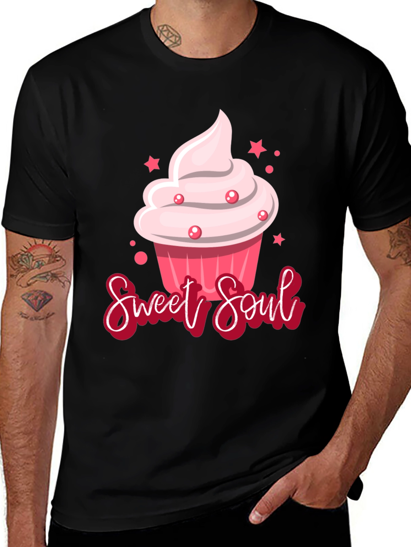 Sweet Soul Cupcake Graphic T-Shirt