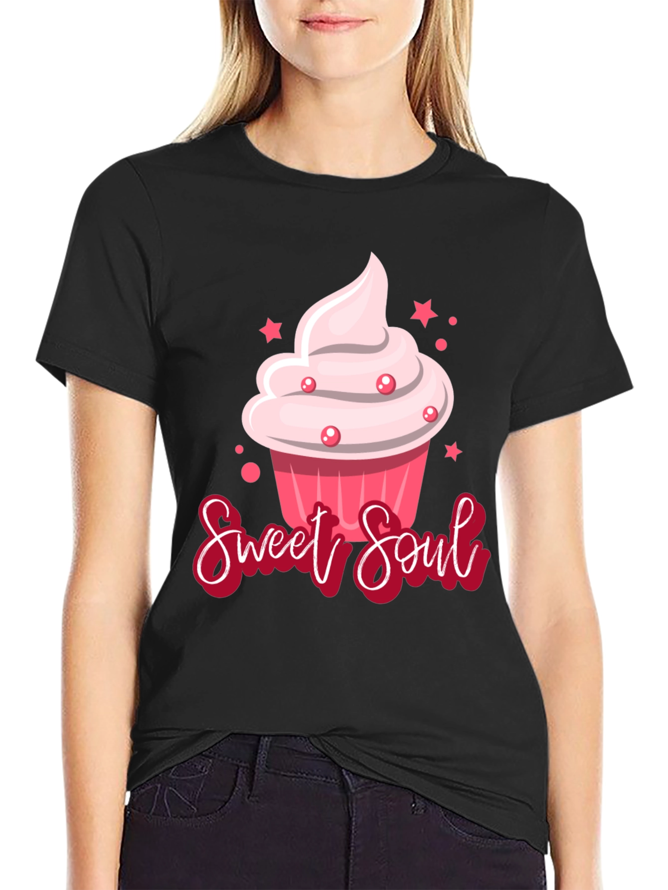 Sweet Soul Cupcake Graphic T-Shirt