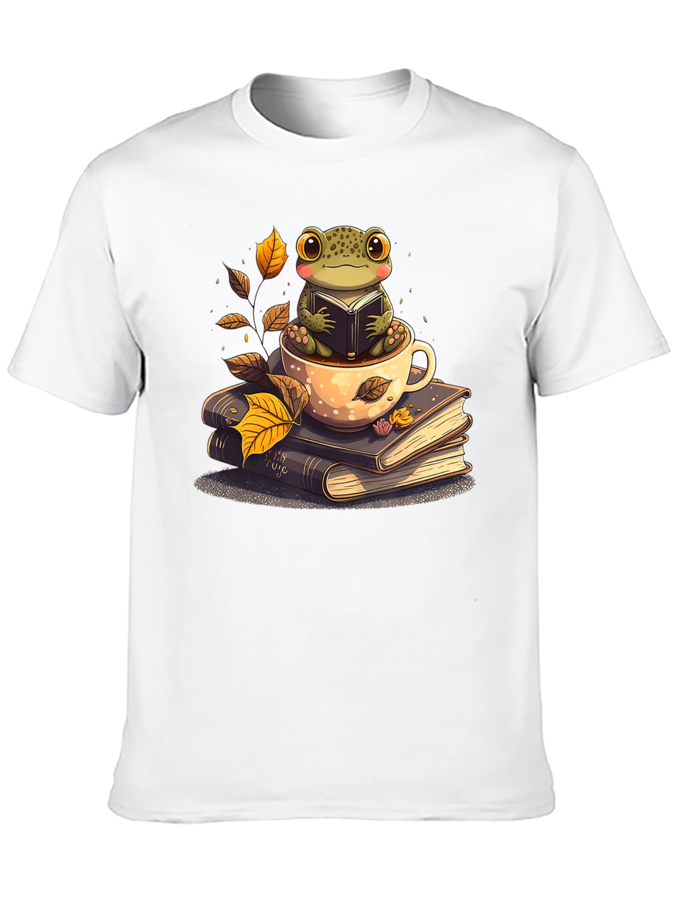 Frog Reading Book T-Shirt