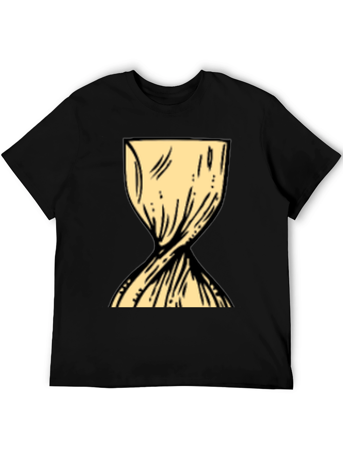 Twisted Hourglass Graphic Tee - Unique Design