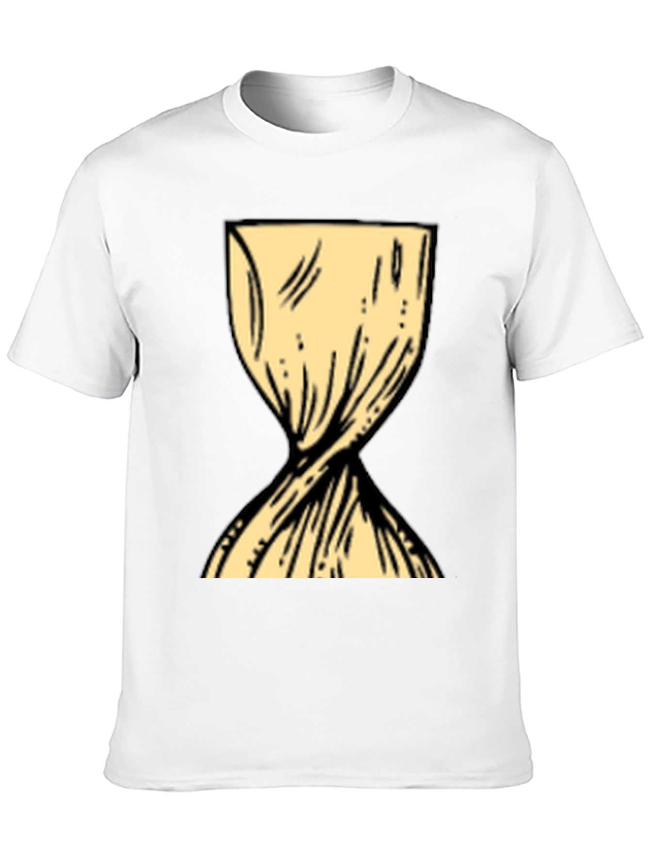 Twisted Hourglass Graphic Tee - Unique Design