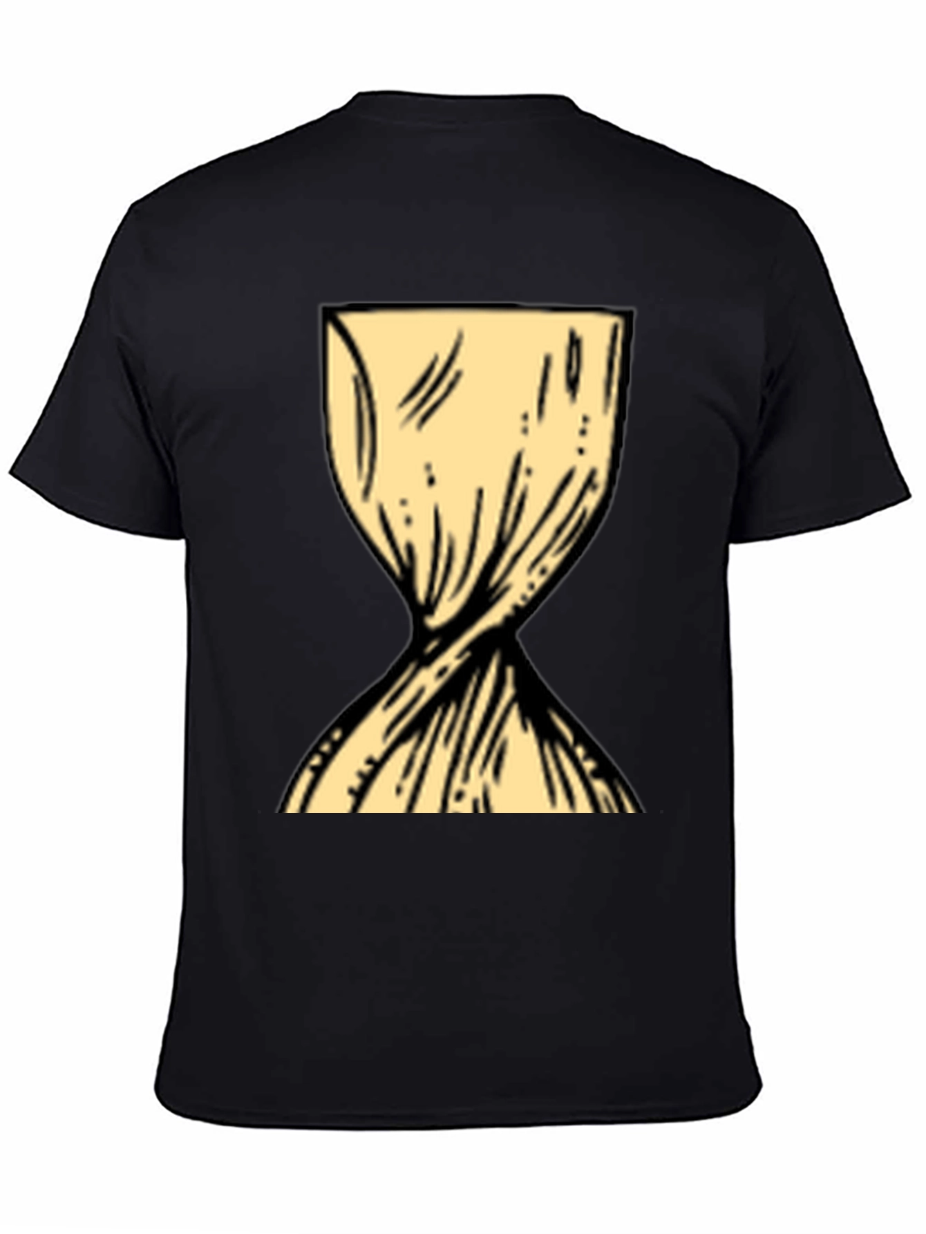 Twisted Hourglass Graphic Tee - Unique Design
