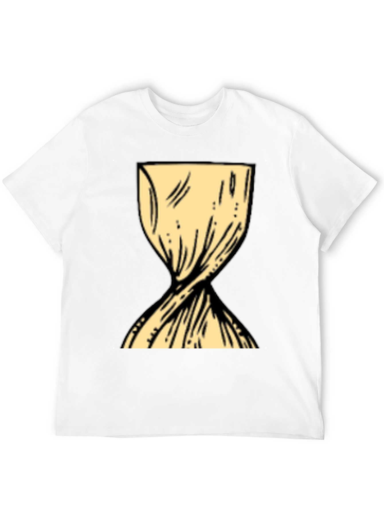 Twisted Hourglass Graphic Tee - Unique Design