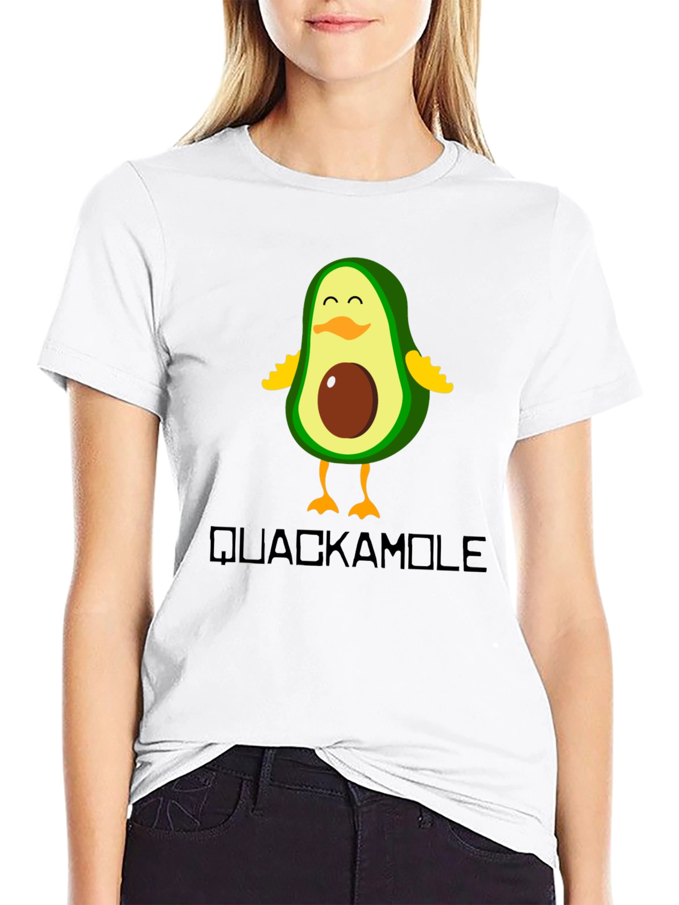 Quackamole Avocado Duck Graphic Tee