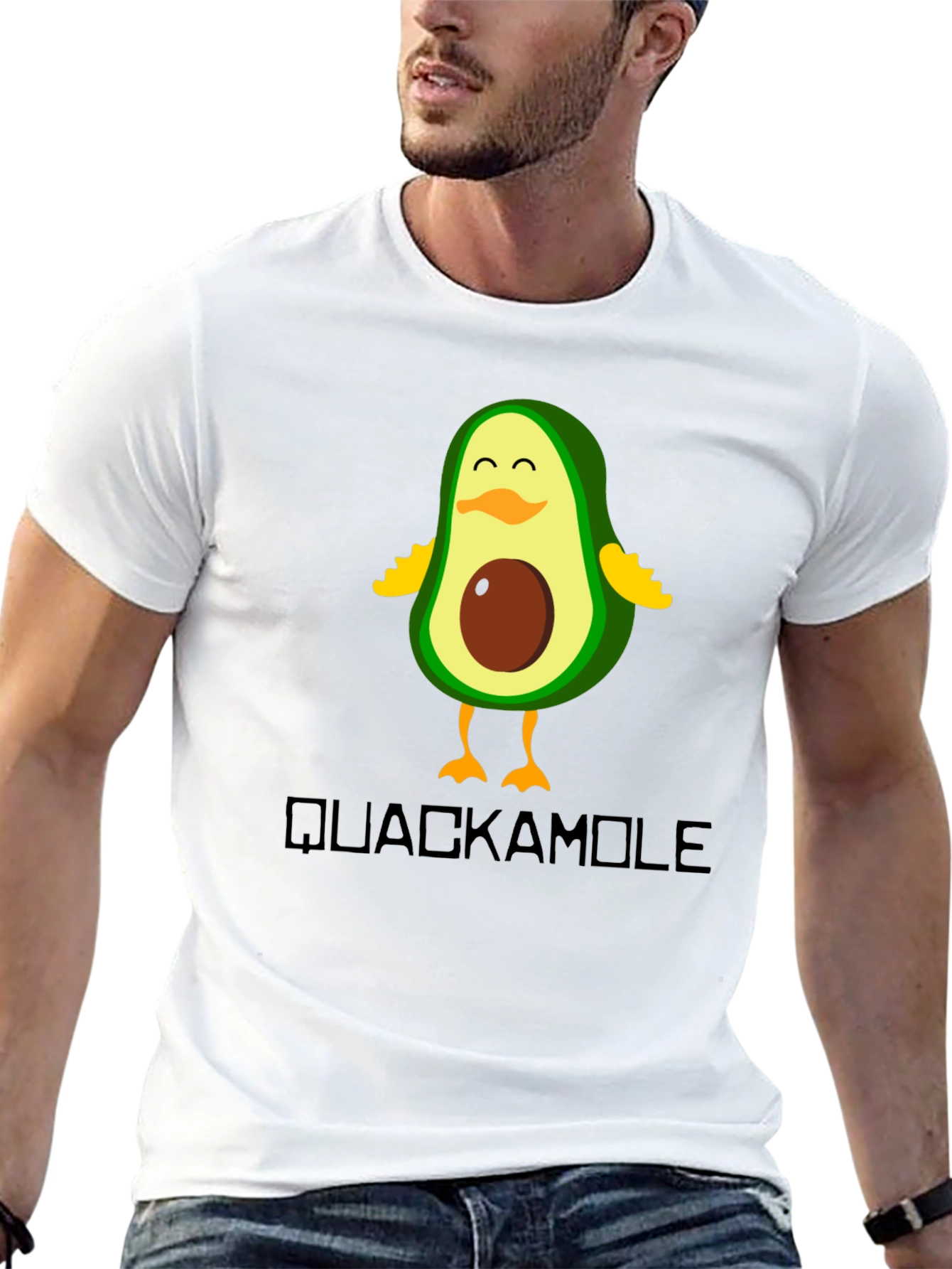 Quackamole Avocado Duck Graphic Tee