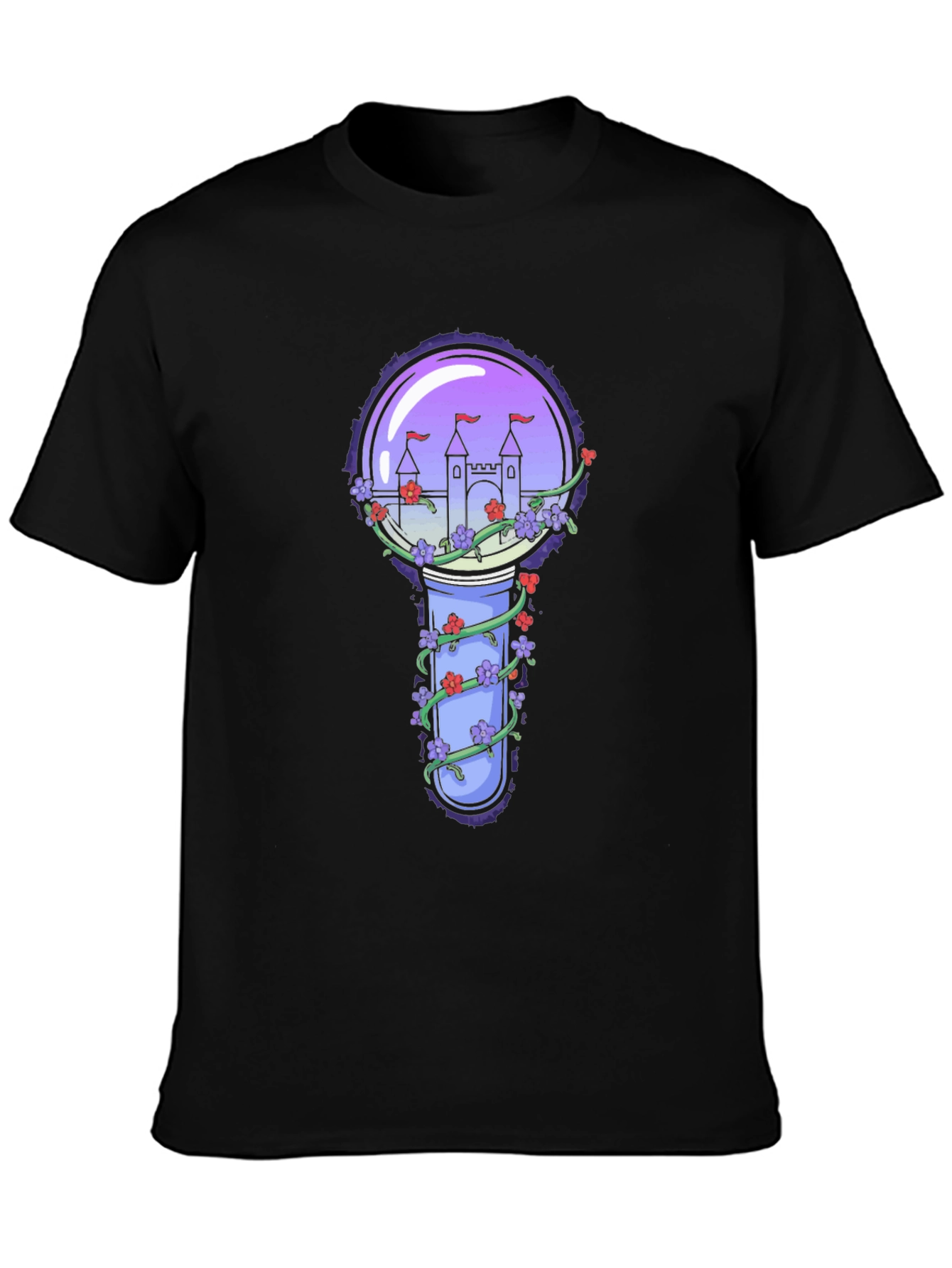 Enchanted Castle in a Jar T-Shirt - Fantasy Design