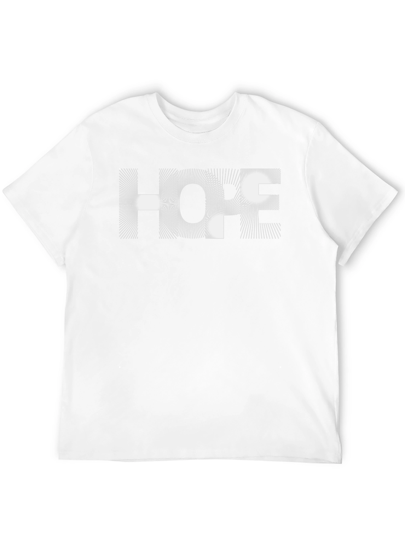 Abstract Hope Graphic Black T-Shirt