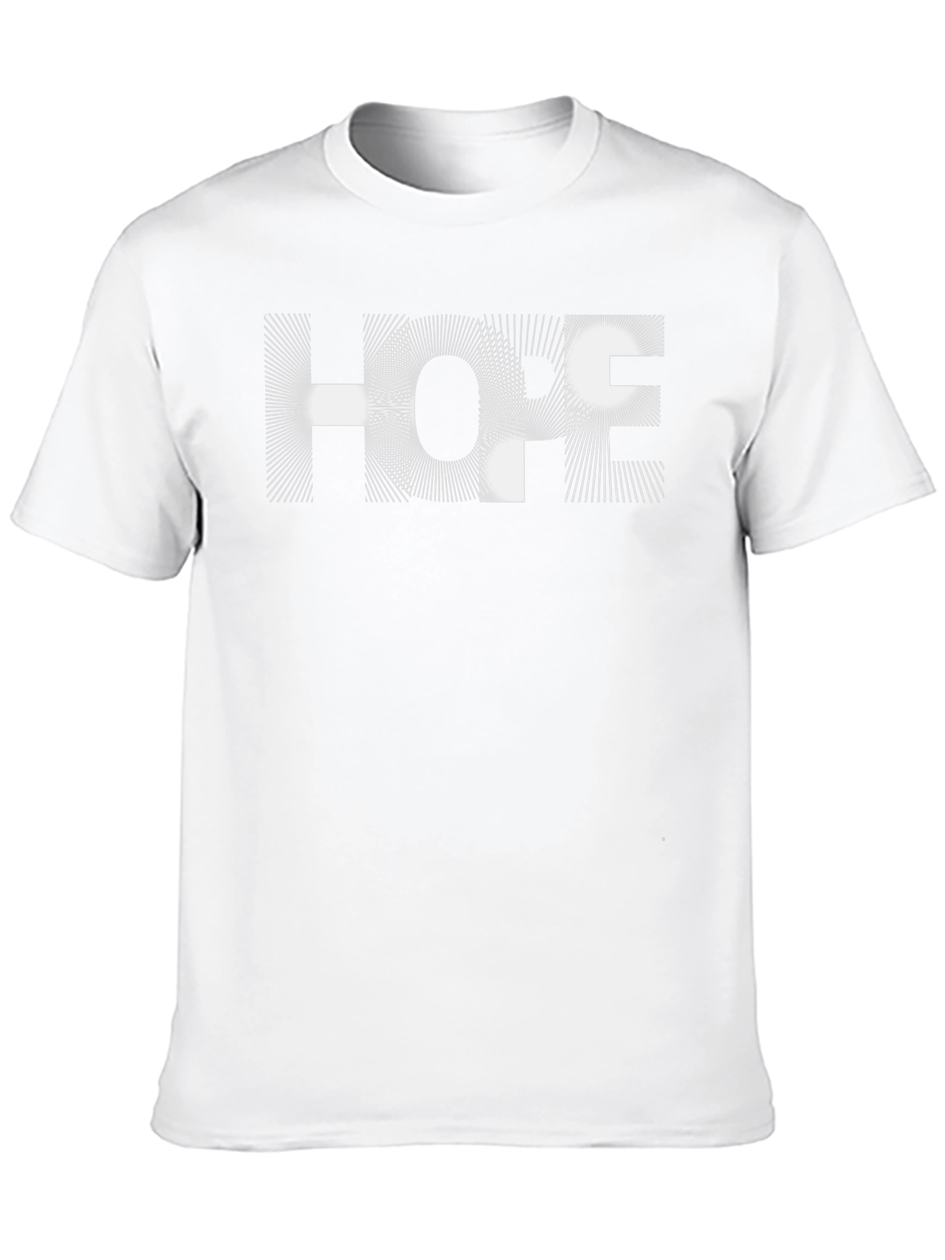 Abstract Hope Graphic Black T-Shirt